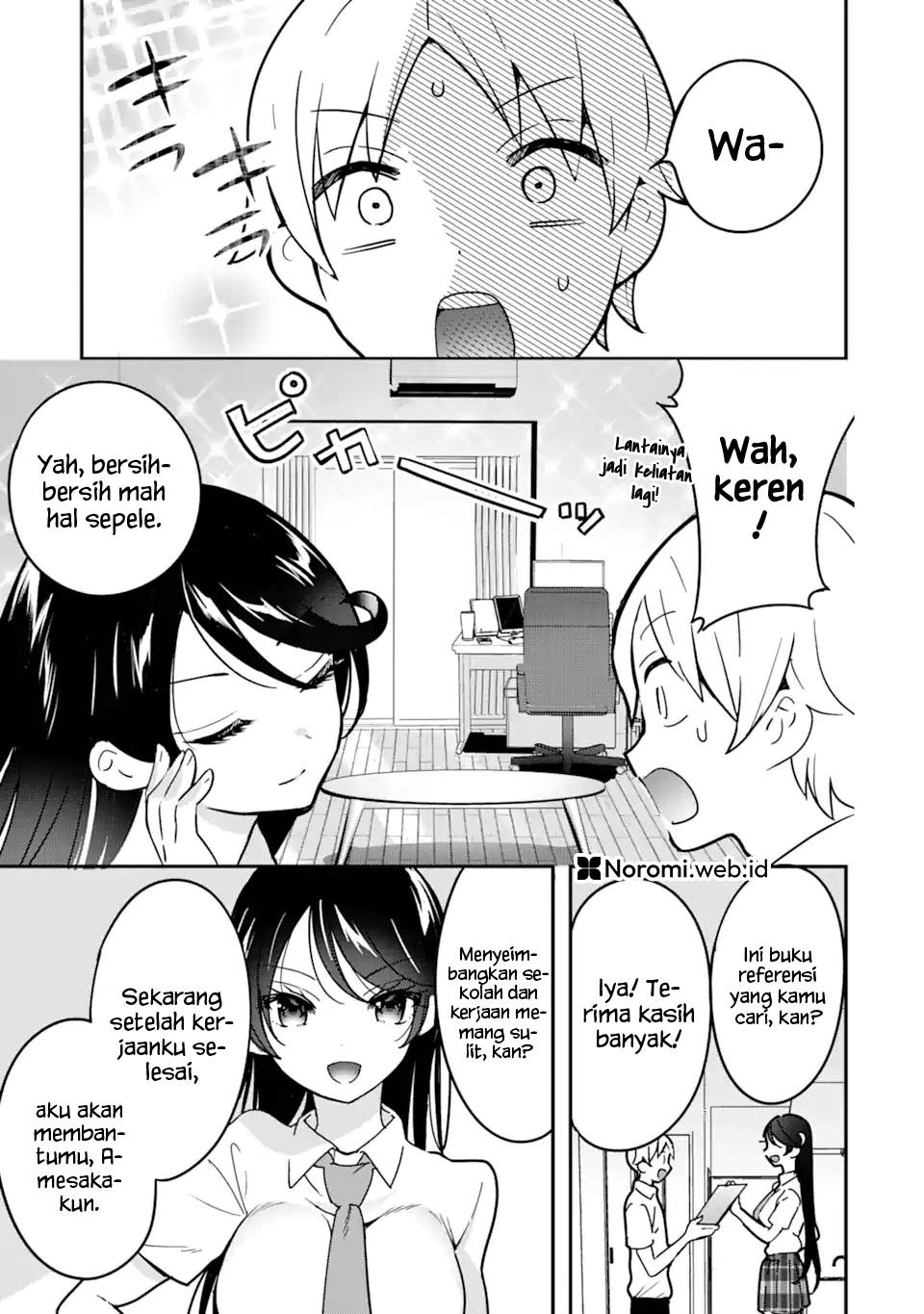 Gakuen 1 no Bishoujo wa x x Eshi no Ore ni Horeteiru!? Chapter 5.1 Gambar 5