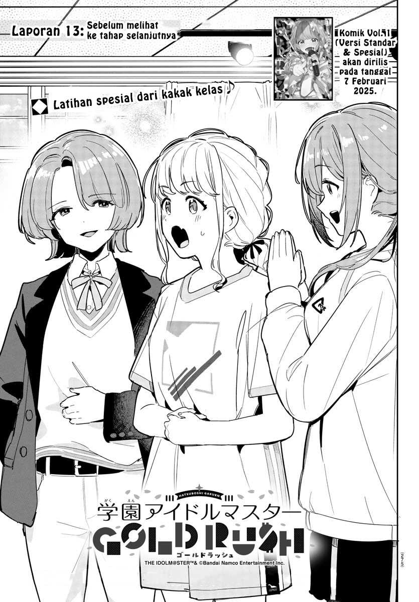Baca Komik Gakuen Idolm@ster Gold Rush Chapter 13 Gambar 1
