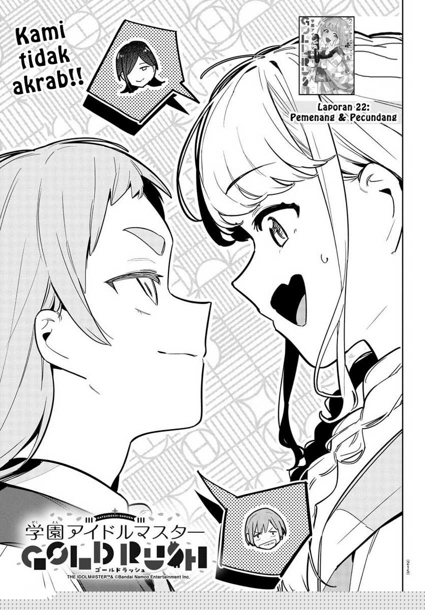 Baca Komik Gakuen Idolm@ster Gold Rush Chapter 22 Gambar 1