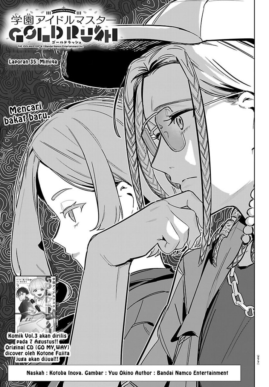 Baca Komik Gakuen Idolm@ster Gold Rush Chapter 35 Gambar 1