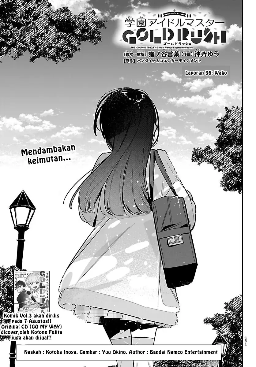 Baca Komik Gakuen Idolm@ster Gold Rush Chapter 36 Gambar 1