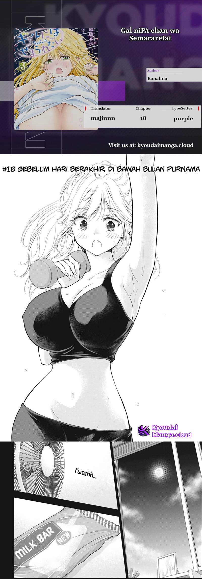 Baca Komik Gal niPA-chan wa Semararetai Chapter 18 Gambar 1