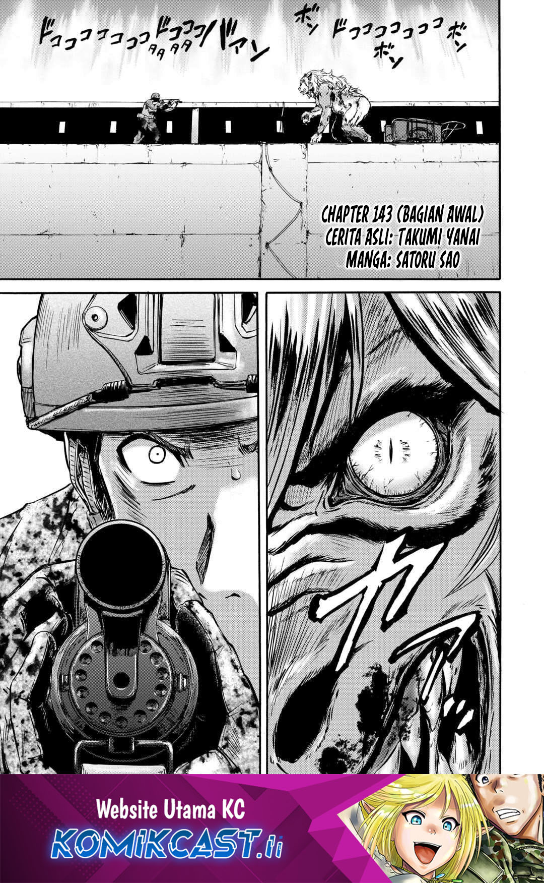 Baca Komik Gate – Jietai Kare no Chi nite Kaku Tatakeri Chapter 143 Gambar 1