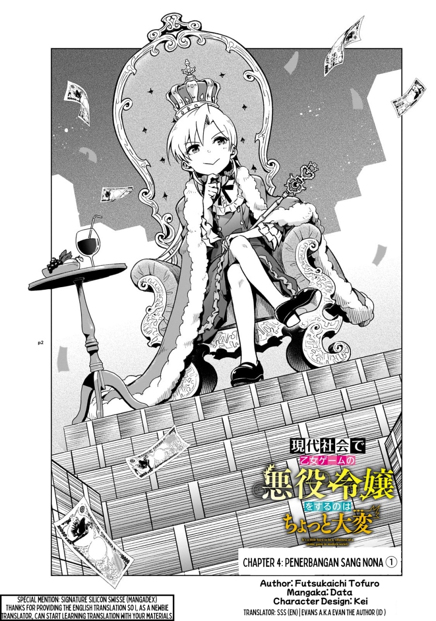 Baca  Gendai Shakai de Otome Game no Akuyaku Reijou wo suru no wa Chotto Taihen Chapter 4 Gambar 2