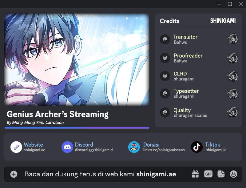 Baca Komik Genius Archer’s Streaming Chapter 61 Gambar 1