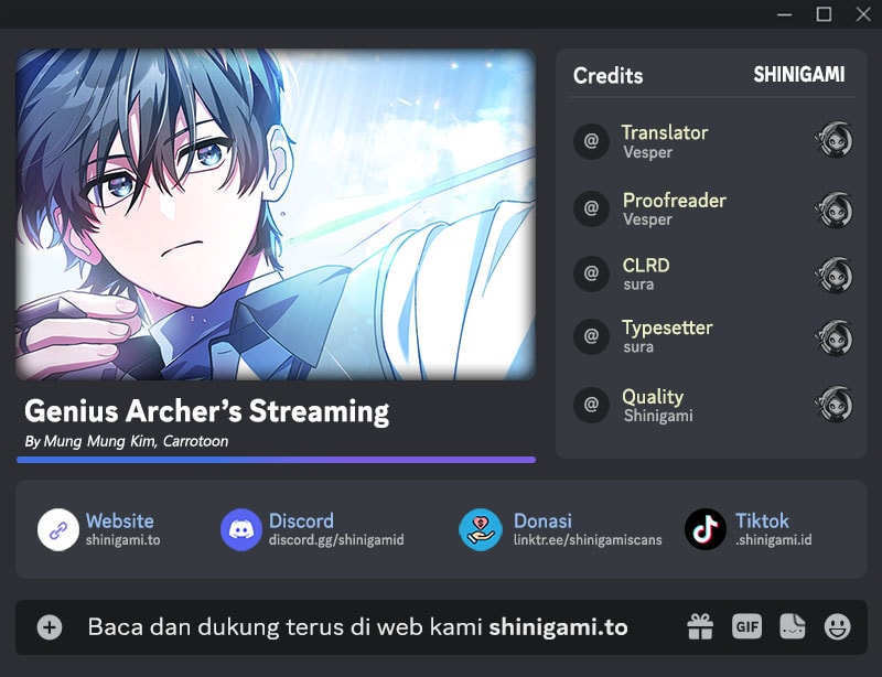 Baca Komik Genius Archer’s Streaming Chapter 66 Gambar 1