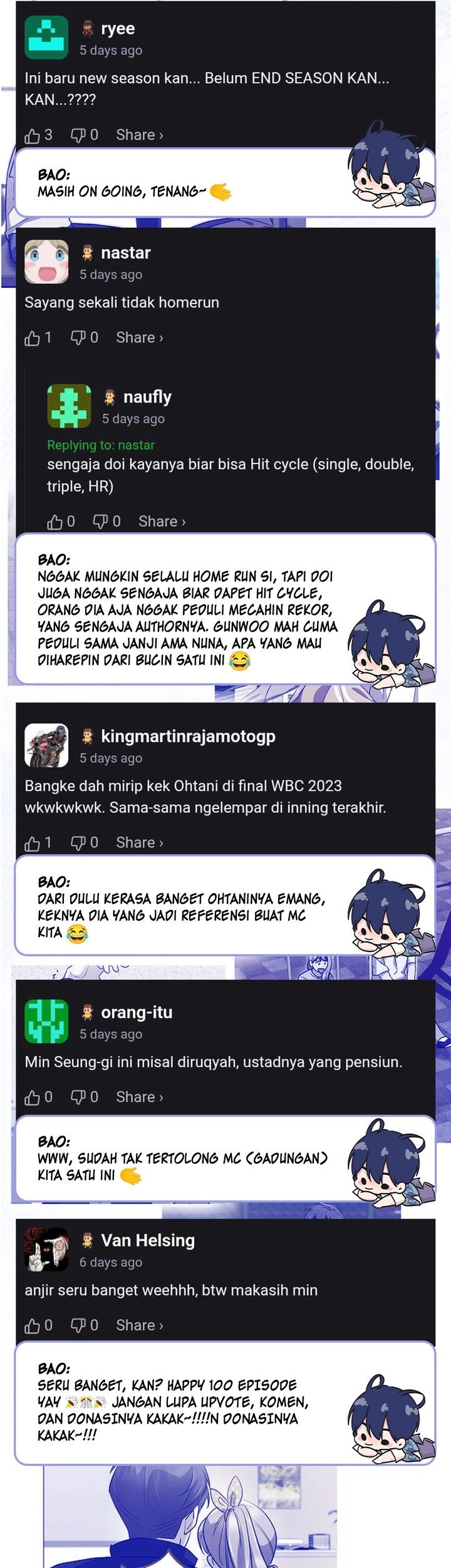 Genius Hitter Hits Fastball Chapter 100 Gambar 75