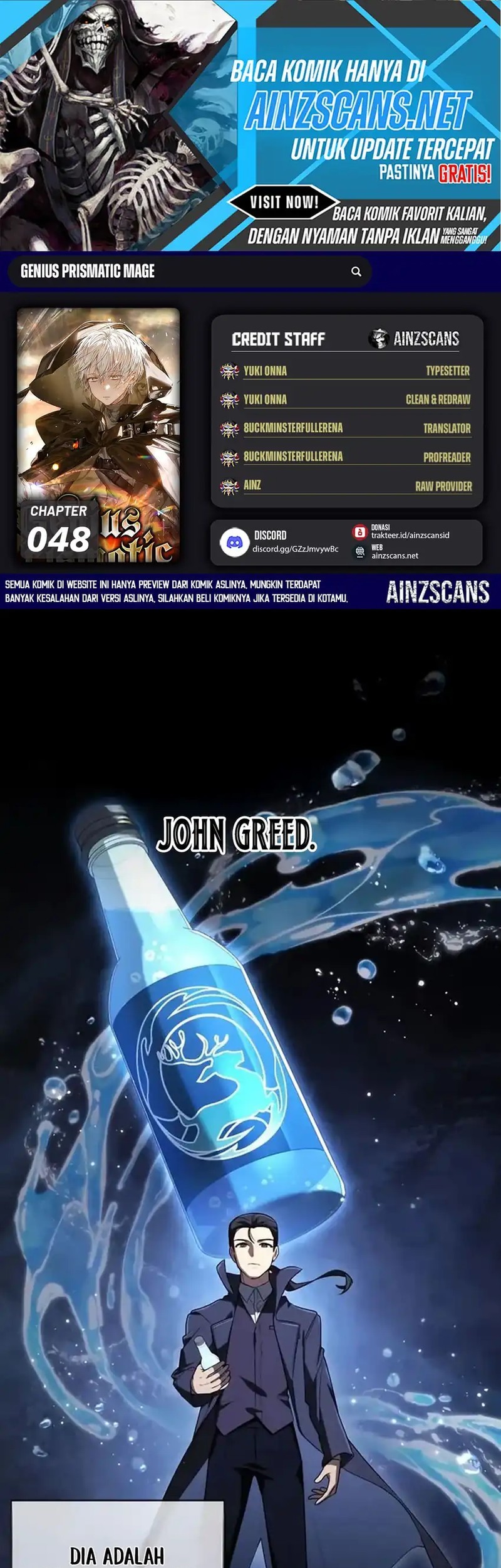 Baca Komik Genius Prismatic Mage Chapter 48 Gambar 1