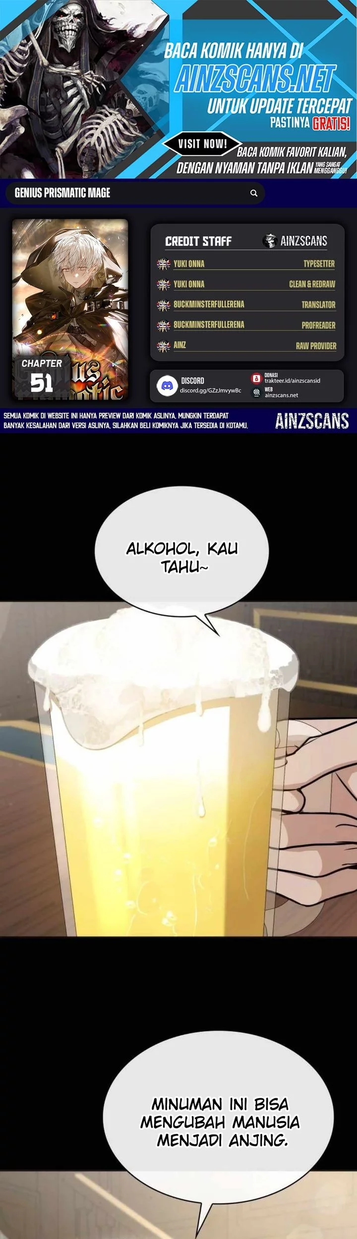 Baca Komik Genius Prismatic Mage Chapter 50 Gambar 1