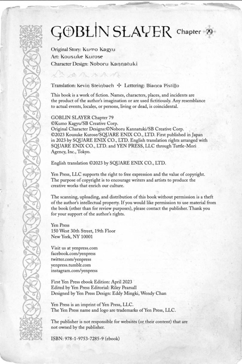 Goblin Slayer Chapter 79 Gambar 28