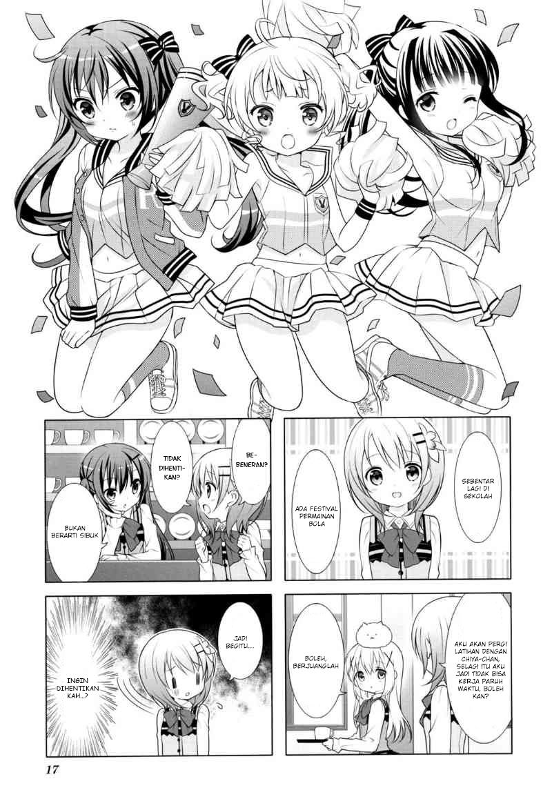 Baca Komik Gochuumon wa Usagi desu ka? Chapter 16 Gambar 1