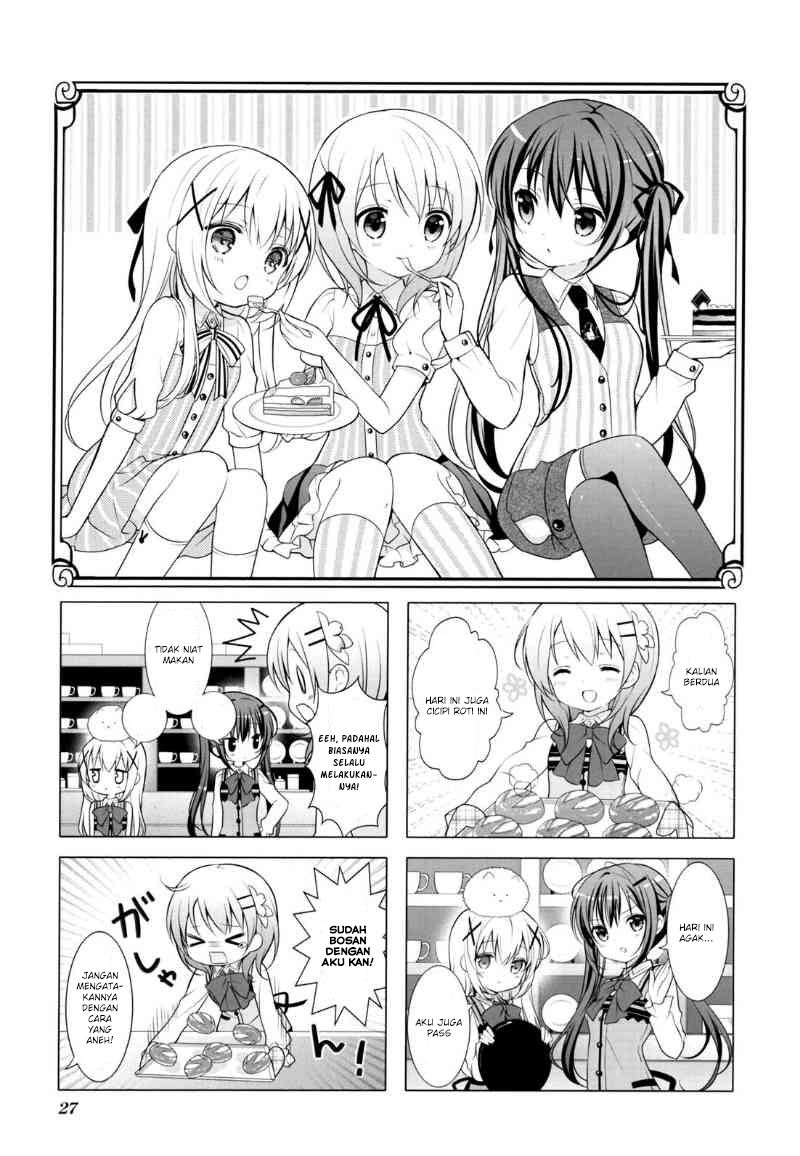 Baca Komik Gochuumon wa Usagi desu ka? Chapter 17 Gambar 1