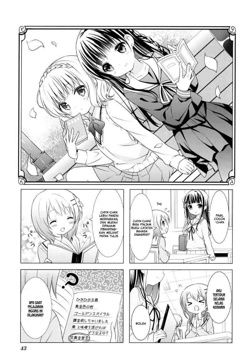 Baca Komik Gochuumon wa Usagi desu ka? Chapter 20 Gambar 1