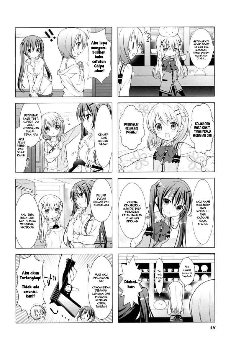 Gochuumon wa Usagi desu ka? Chapter 20 Gambar 4