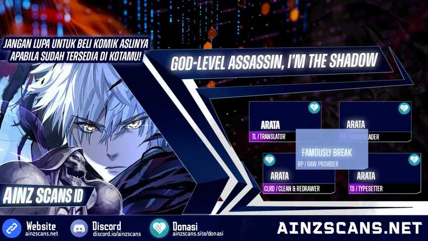 Baca Komik God-level Assassin, I’m the Shadow Chapter 15 Gambar 1