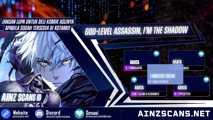 Baca Komik God-level Assassin, I’m the Shadow Chapter 17 Gambar 1