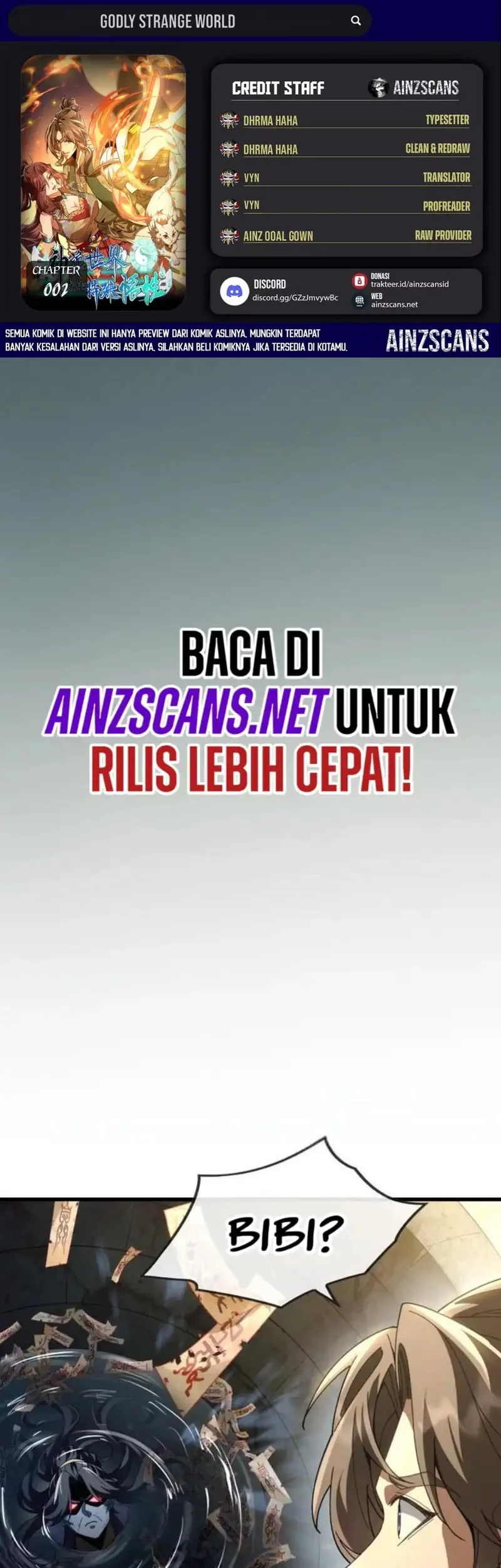 Baca Komik Godly Strange World, I Possess Unique Enlightment Chapter 2 Gambar 1