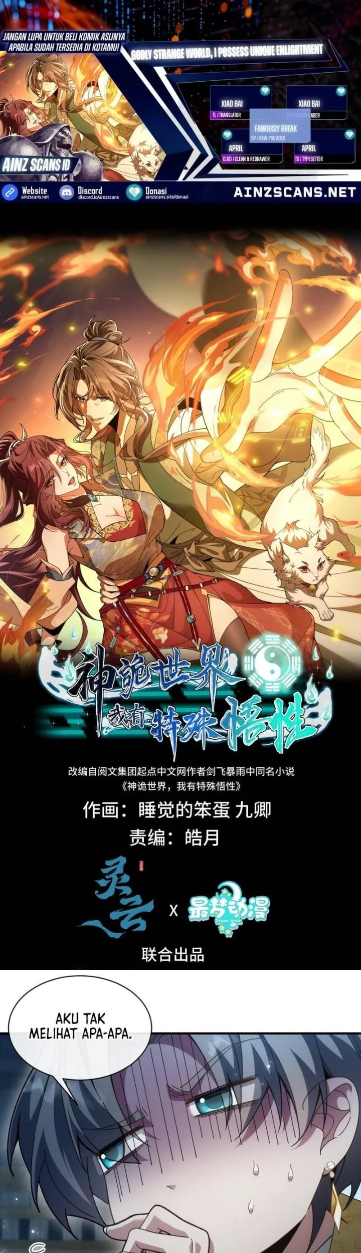 Baca Komik Godly Strange World, I Possess Unique Enlightment Chapter 7 Gambar 1