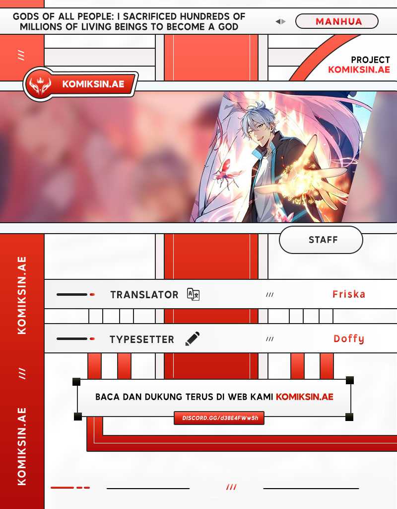 Baca Komik Gods of All People: I Sacrificed Hundreds of Millions of Living Beings To Become a God Chapter 40 Gambar 1