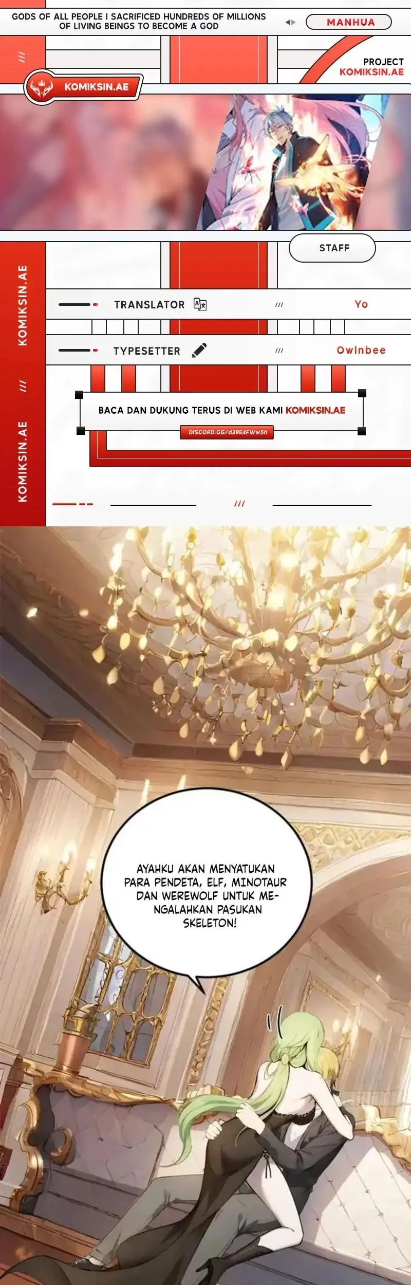 Baca Komik Gods of All People: I Sacrificed Hundreds of Millions of Living Beings To Become a God Chapter 87 Gambar 1