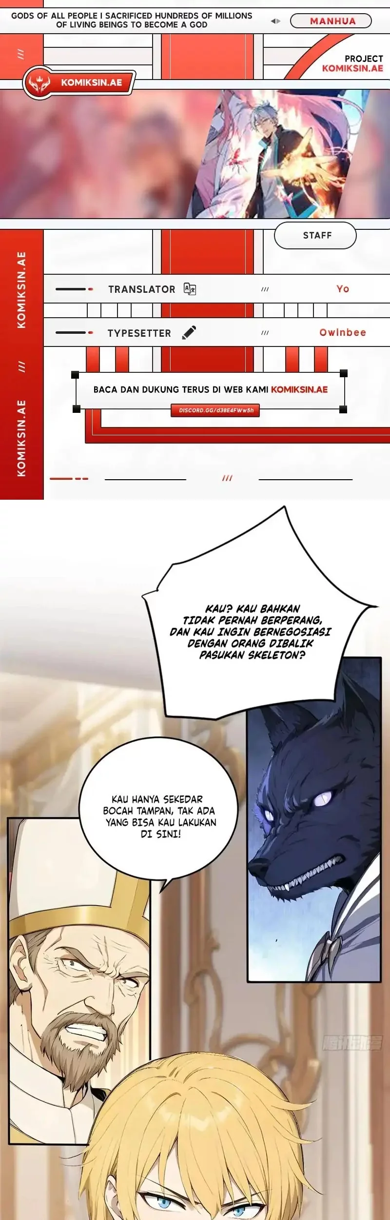 Baca Komik Gods of All People: I Sacrificed Hundreds of Millions of Living Beings To Become a God Chapter 88 Gambar 1