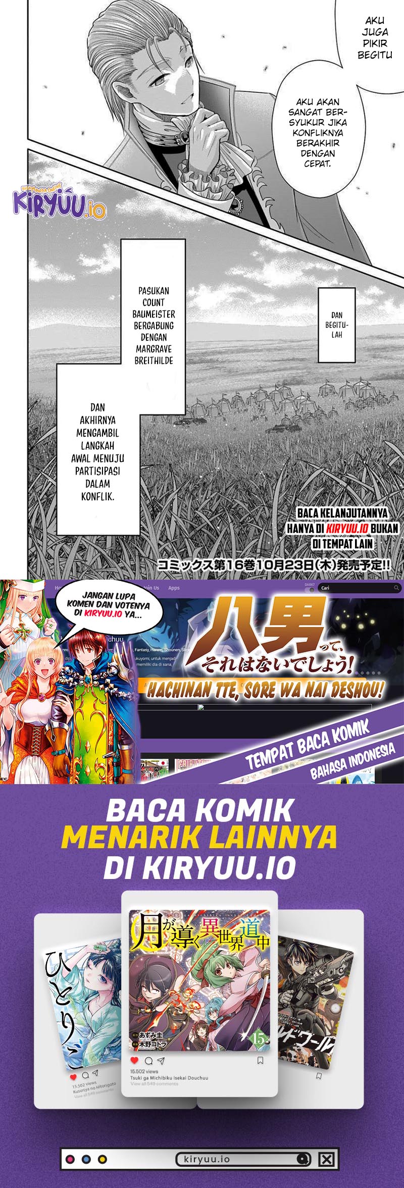 Hachinan tte Sore wa Nai Deshou Chapter 105 Gambar 24