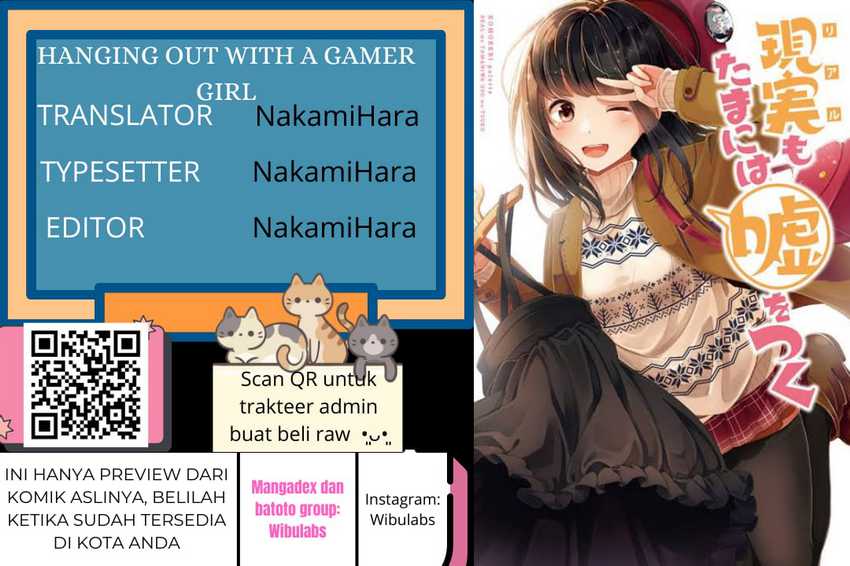 Baca Komik Hanging Out with a Gamer Girl Chapter 154.5 Gambar 1