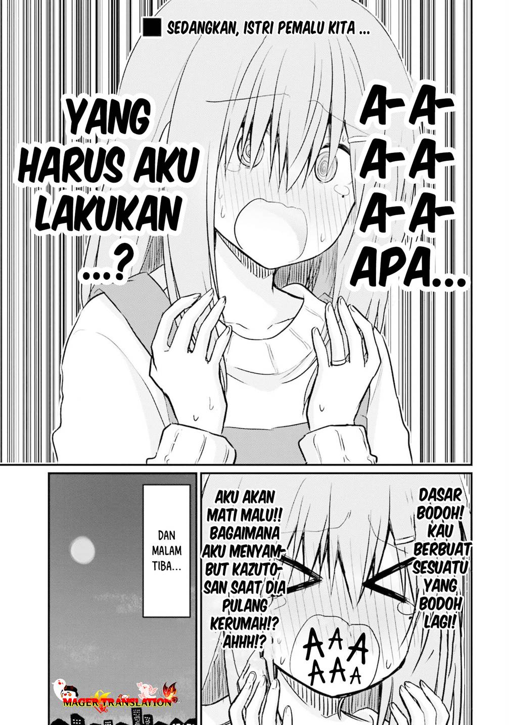 Hazukashigariya no Tsuma to Shinkon Seikatsu Hajimemashita Chapter 4 Gambar 19