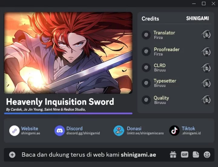 Baca Komik Heavenly Inquisition Sword Chapter 139 Gambar 1
