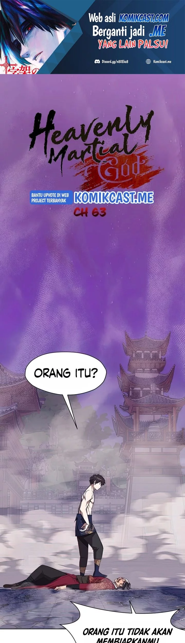 Baca Komik Heavenly Martial God Chapter 63 Gambar 1