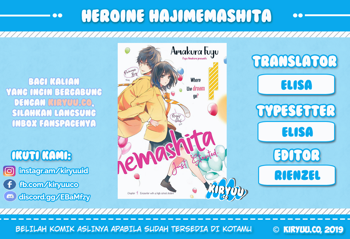 Baca  Heroine Hajimemashita Chapter 1 Gambar 2
