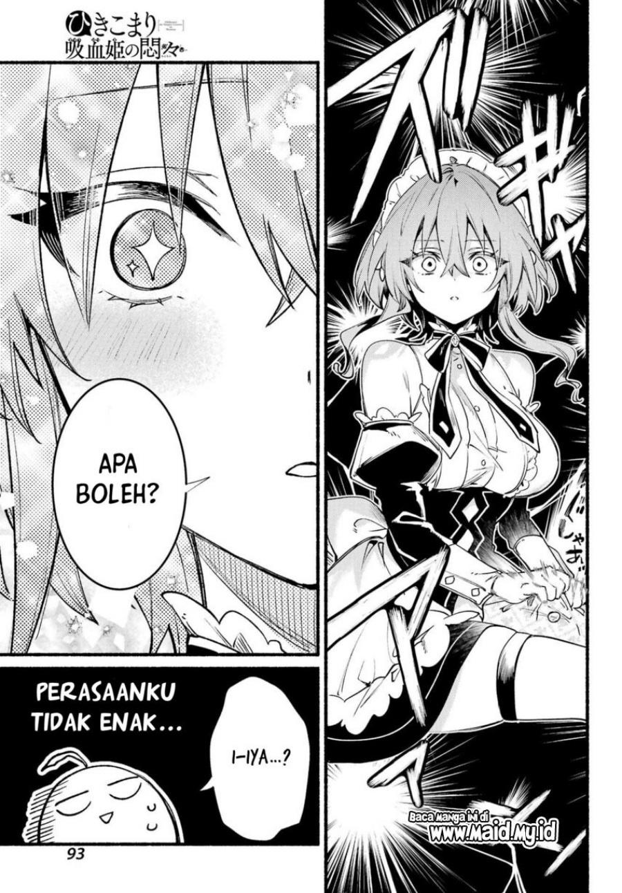 Hikikomari Kyuuketsuki no Monmon Chapter 19 Gambar 15