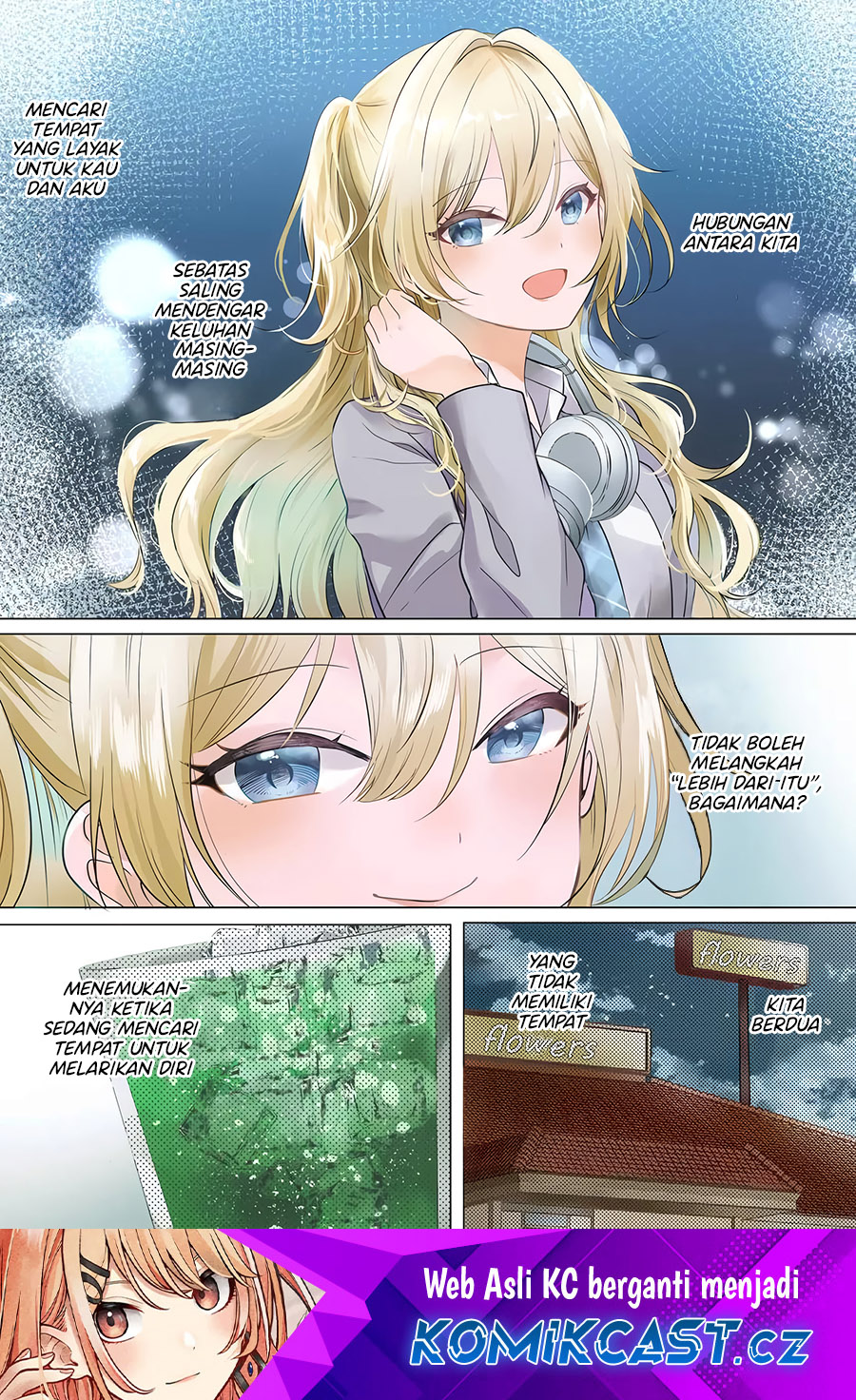 Baca Komik Houkago, Famiresu de, Kurasu no Ano Ko to Chapter 1 Gambar 1