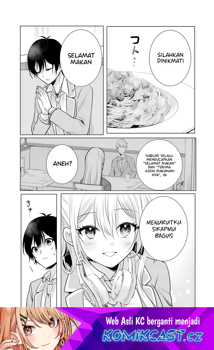 Baca Komik Houkago, Famiresu de, Kurasu no Ano Ko to Chapter 2.2 Gambar 1