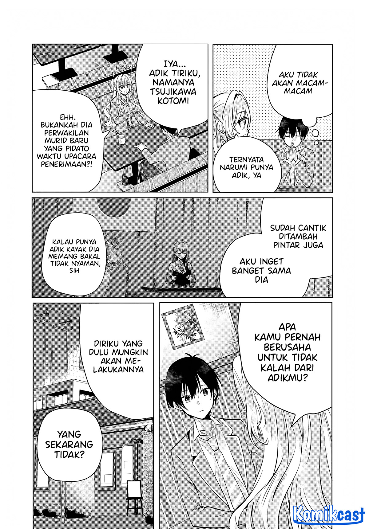 Houkago, Famiresu de, Kurasu no Ano Ko to Chapter 4 Gambar 16