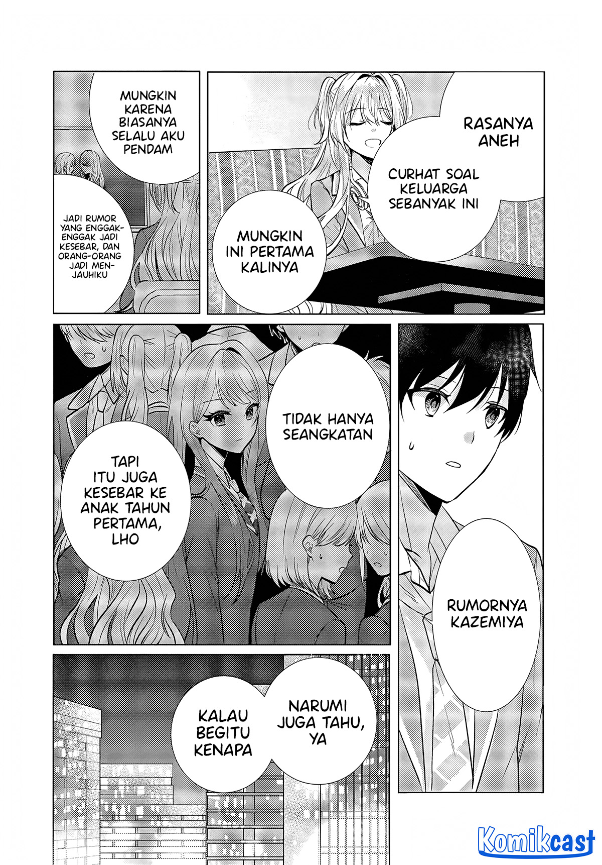 Houkago, Famiresu de, Kurasu no Ano Ko to Chapter 4 Gambar 8