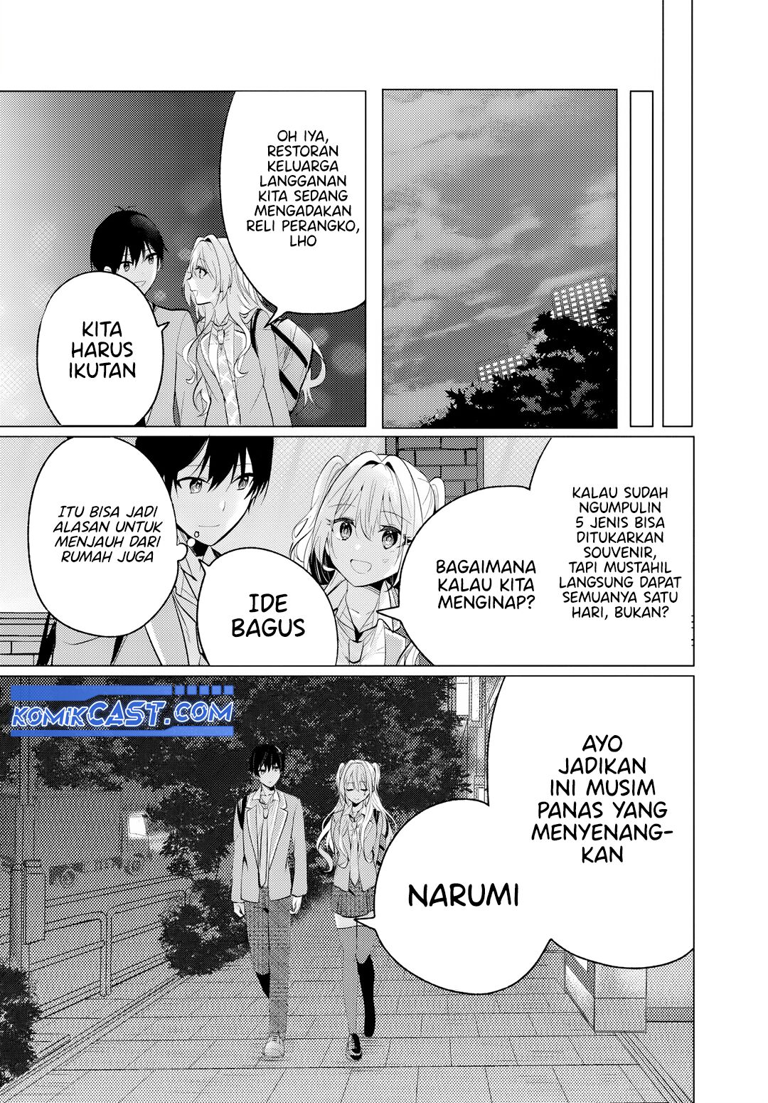 Houkago, Famiresu de, Kurasu no Ano Ko to Chapter 6.2 Gambar 16