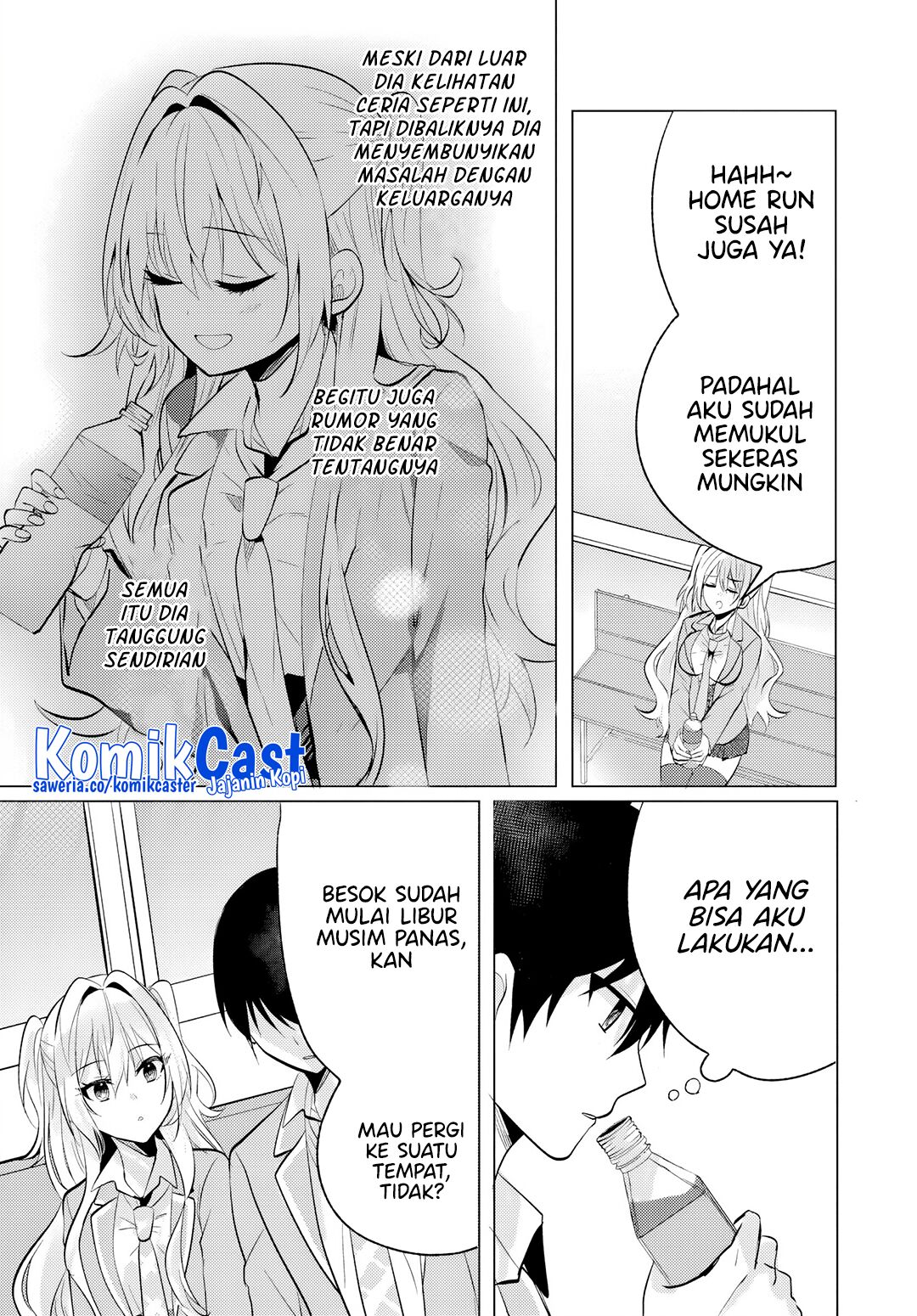 Houkago, Famiresu de, Kurasu no Ano Ko to Chapter 6.2 Gambar 9