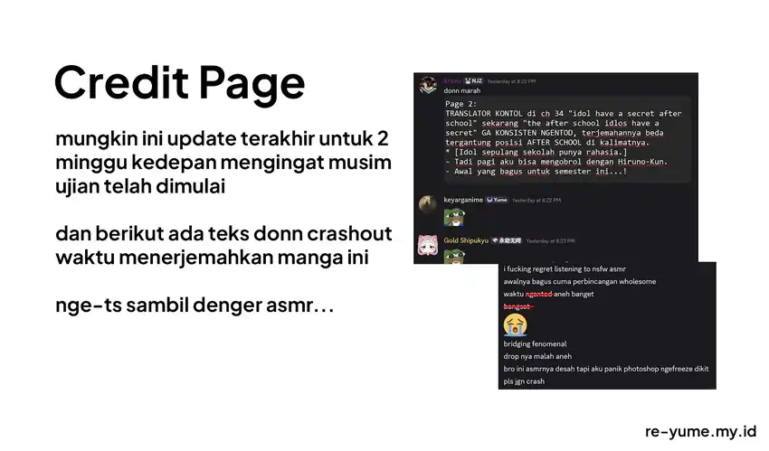 Houkago no Idol ni wa Himitsu ga aru Chapter 35 Gambar 18