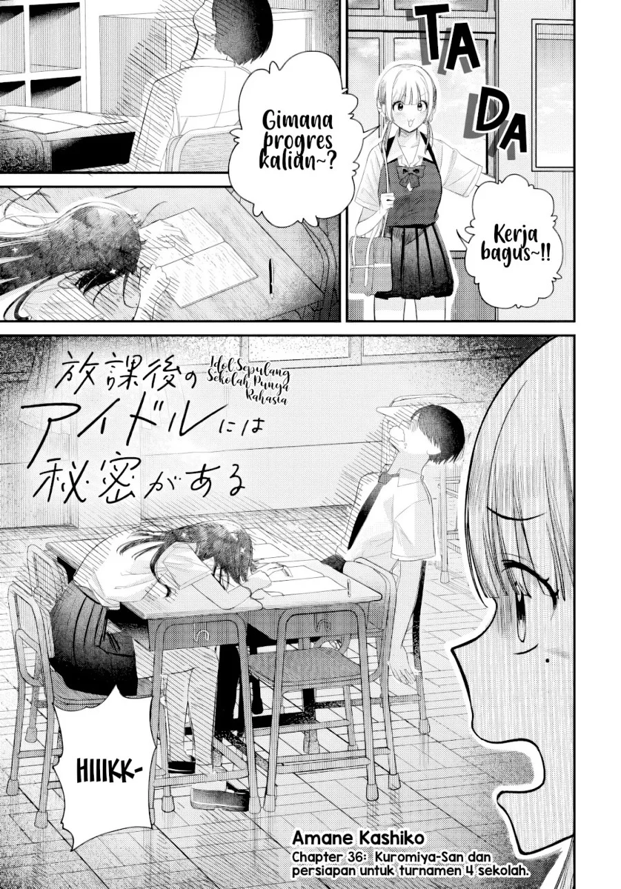 Baca  Houkago no Idol ni wa Himitsu ga aru Chapter 36 Gambar 2