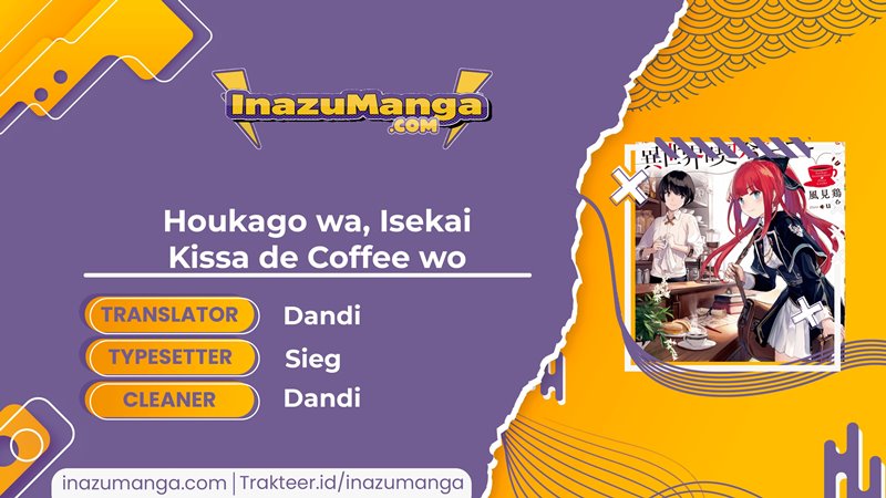 Baca Komik Houkago wa, Isekai Kissa de Coffee wo Chapter 2 Gambar 1