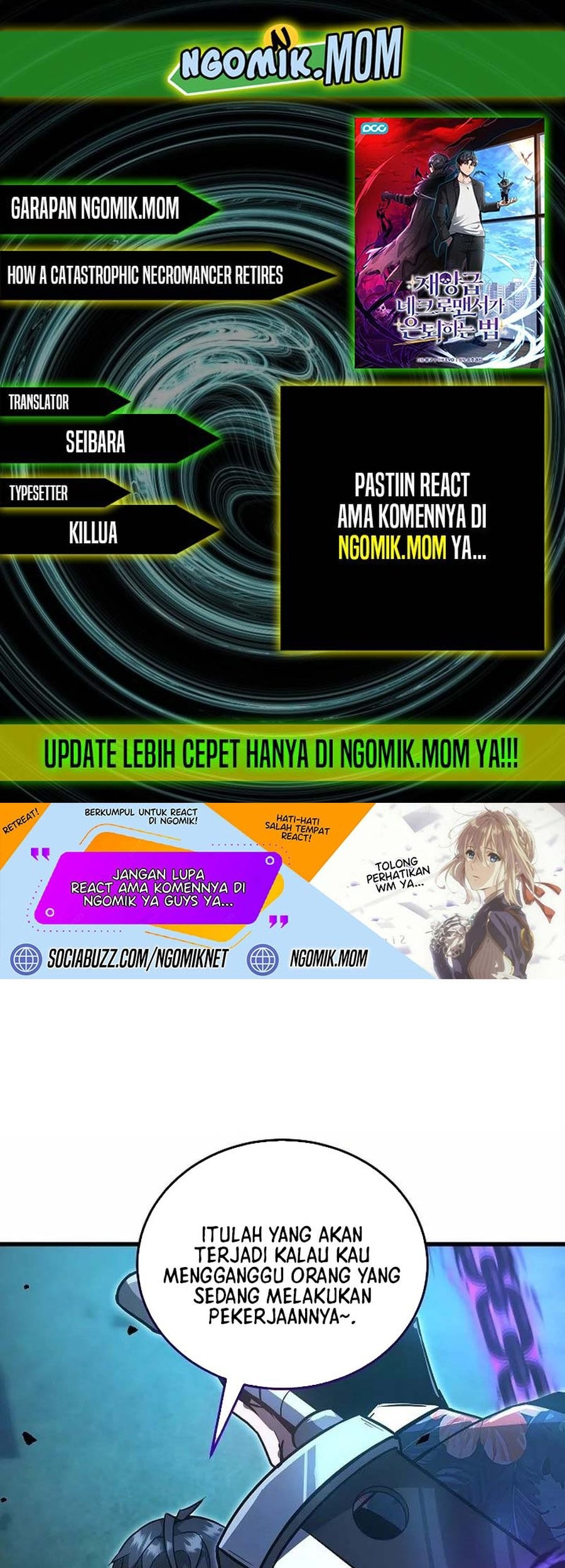 Baca Komik How a Catastrophic Necromancer Retires Chapter 5 Gambar 1