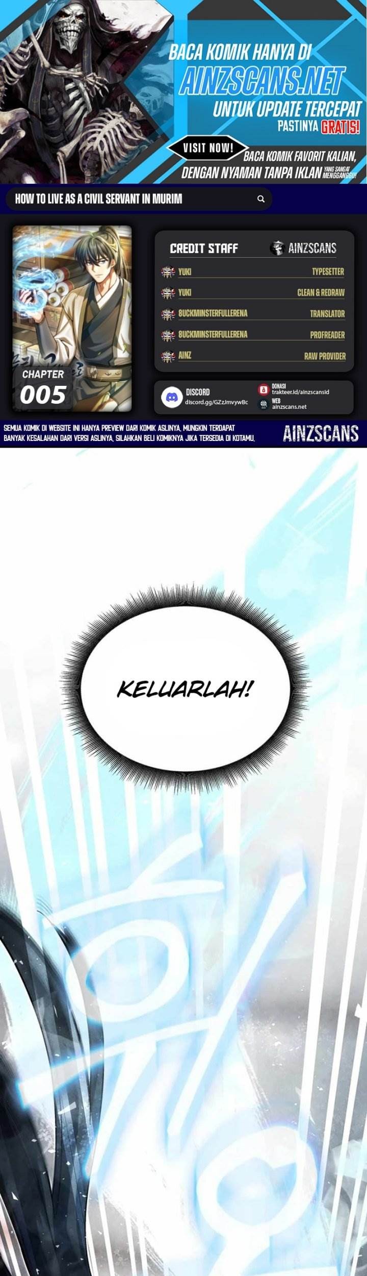 Baca Komik How to Live as a Civil Servant in Murim Chapter 5 Gambar 1