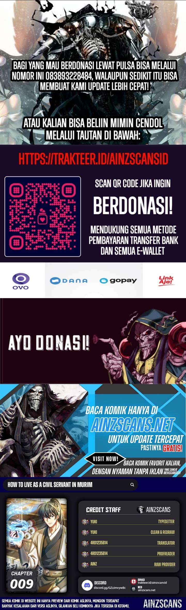 Baca Komik How to Live as a Civil Servant in Murim Chapter 9 Gambar 1