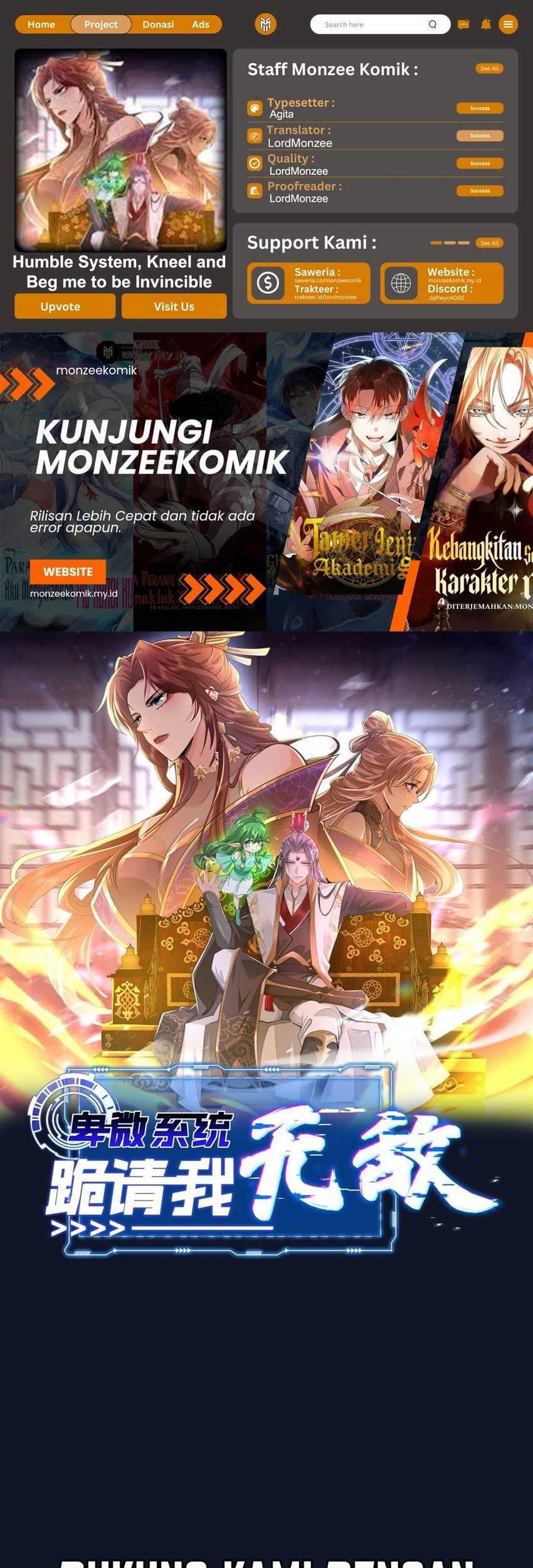 Baca Komik Humble System, Kneel and Beg Me to Be Invincible Chapter 11 Gambar 1