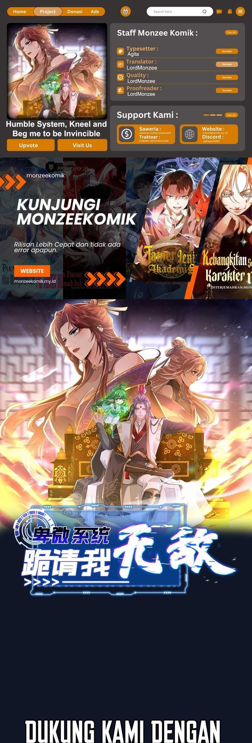 Baca Komik Humble System, Kneel and Beg Me to Be Invincible Chapter 12 Gambar 1