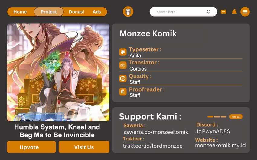 Baca Komik Humble System, Kneel and Beg Me to Be Invincible Chapter 17 Gambar 1