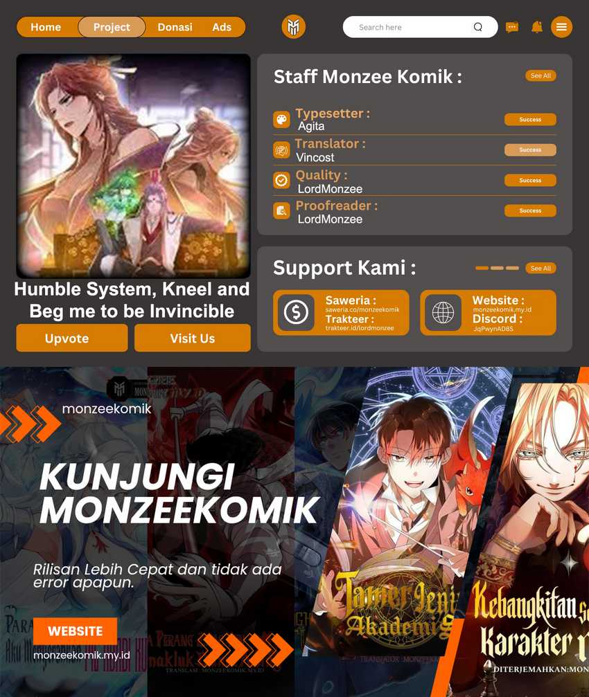 Baca Komik Humble System, Kneel and Beg Me to Be Invincible Chapter 2 Gambar 1