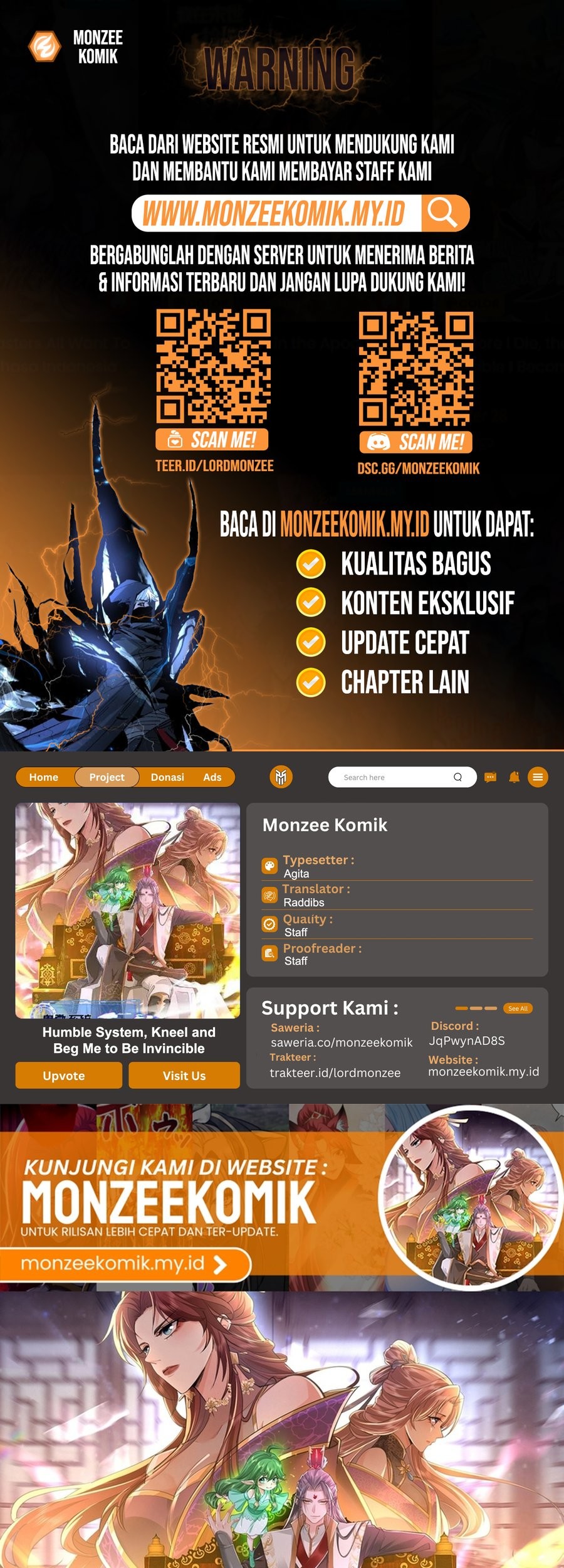 Baca Komik Humble System, Kneel and Beg Me to Be Invincible Chapter 47 Gambar 1