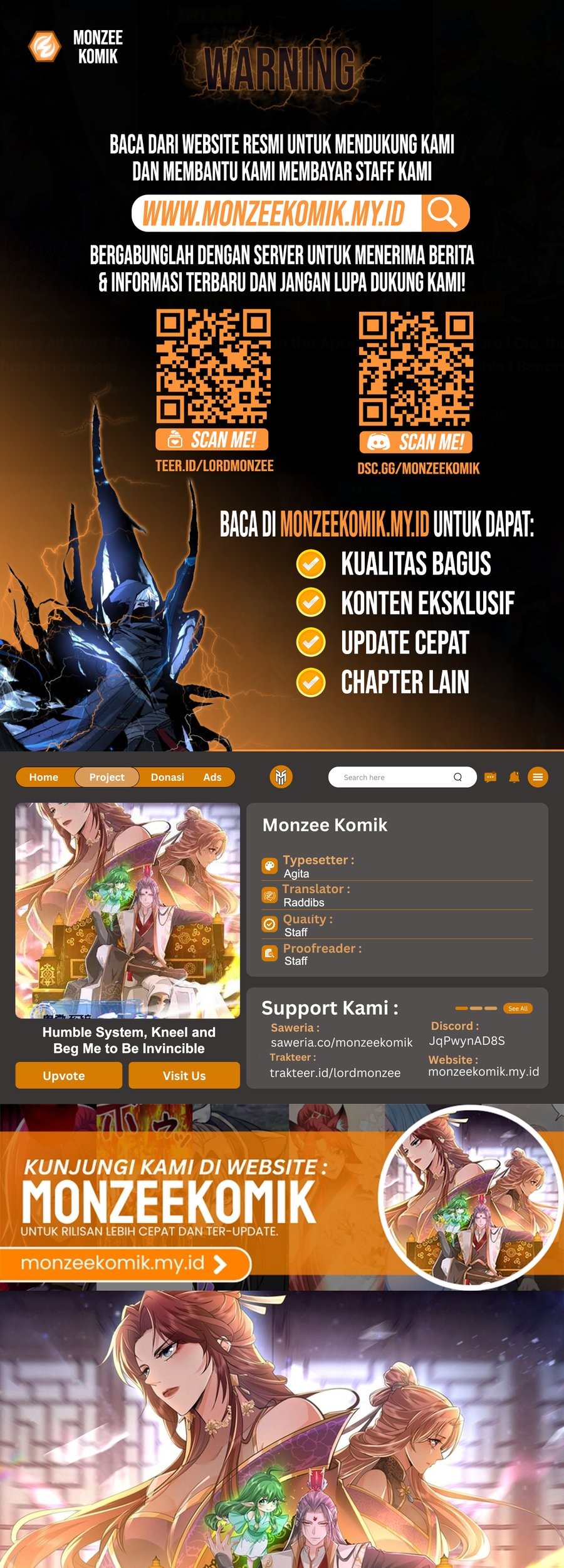 Baca Komik Humble System, Kneel and Beg Me to Be Invincible Chapter 48 Gambar 1